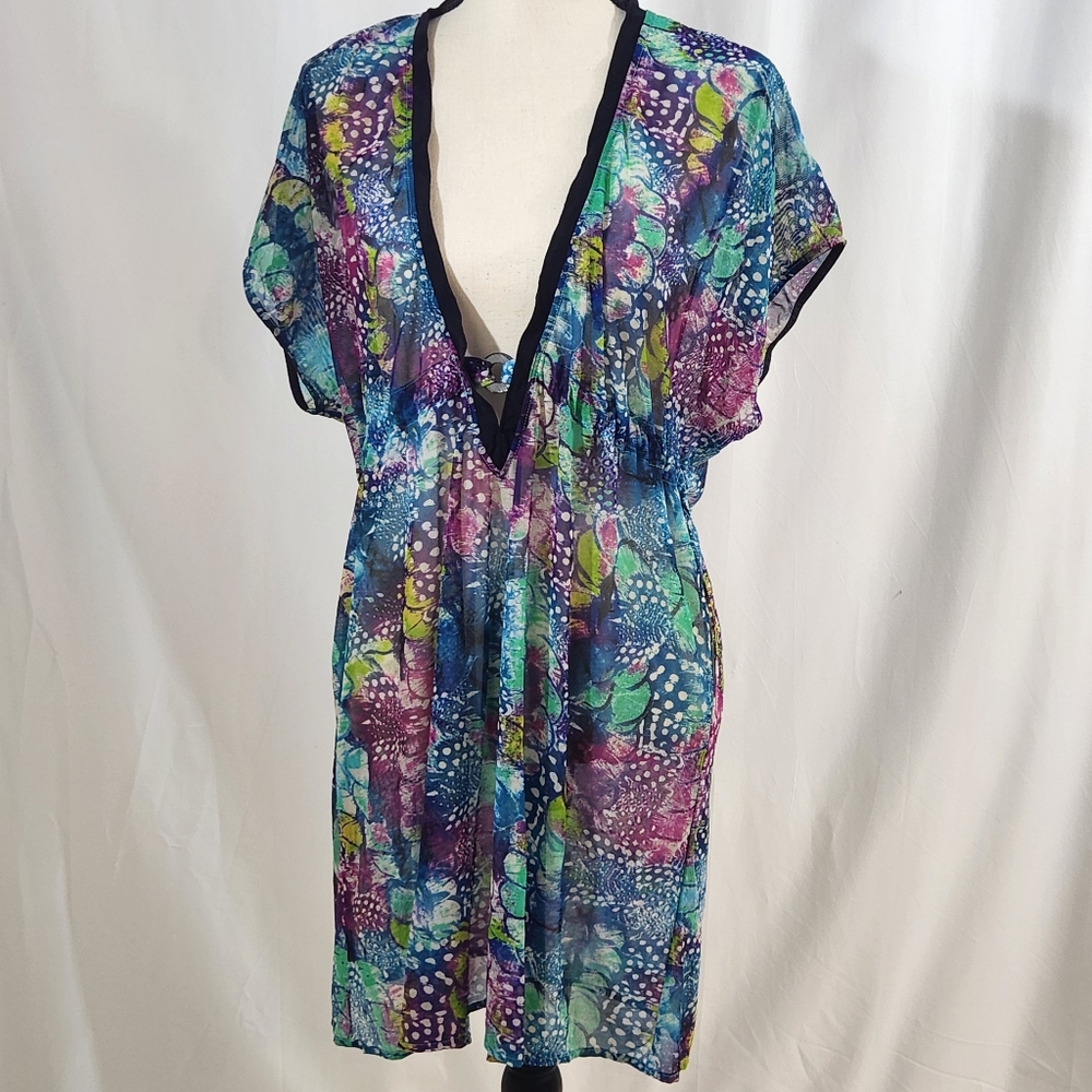 Profile By Gottex Swimsuit Cover-up Vacation Travel Beach Size Large